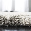 Hawthorne Collection Ivory Shag Rug - 4' x 6'