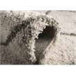 Hawthorne Collection Ivory Shag Rug - 5'1