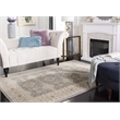 Hawthorne Collection Light Grey Traditional Rug - 4' x 5'7