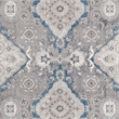 Hawthorne Collection Light Grey Traditional Rug - 4' x 5'7