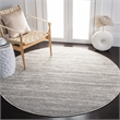 Hawthorne Collection 4' Round Power Loomed Rug