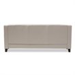 Hawthorne Collections Fabric Upholstered Sofa in Light Beige
