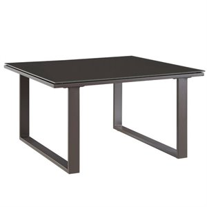 Hawthorne Collection Outdoor End Table in Brown