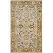 Hawthorne Collection 4' X 6' Hand Tufted Wool Rug in Light Blue and Sage