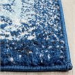 Hawthorne Collection 9' X 12' Power Loomed Rug in Navy and Ivory