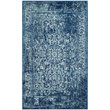 Hawthorne Collection 9' X 12' Power Loomed Rug in Navy and Ivory