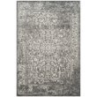 Hawthorne Collection 3' X 5' Power Loomed Rug in Gray and Ivory