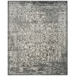Hawthorne Collection 3' X 5' Power Loomed Rug in Gray and Ivory