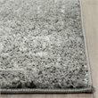 Hawthorne Collection 3' X 5' Power Loomed Rug in Gray and Ivory