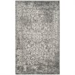 Hawthorne Collection 3' X 5' Power Loomed Rug in Gray and Ivory