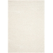 Hawthorne Collection 6' X 9' Power Loomed Polypropylene Rug in White