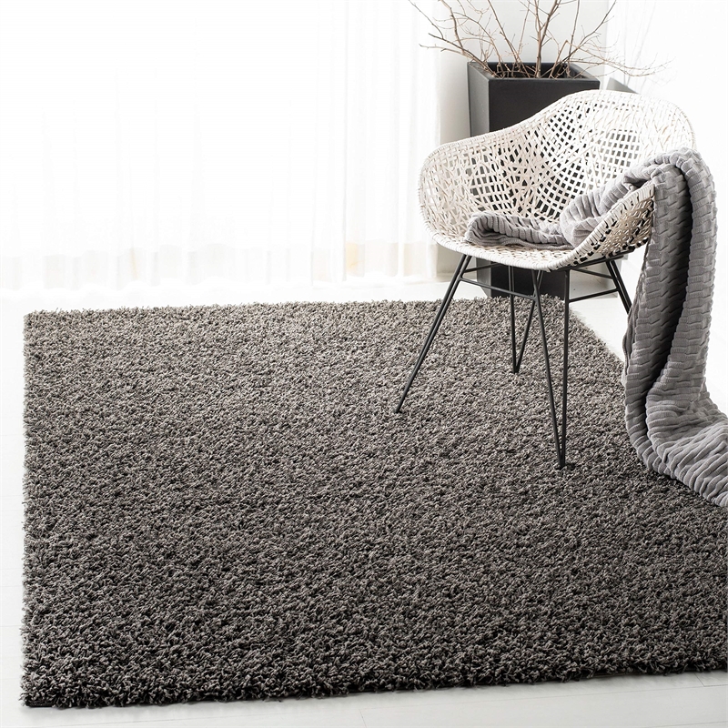 Hawthorne Collection 9' X 12' Power Loomed Polypropylene Rug in White