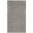 Hawthorne Collection 3' X 5' Power Loomed Rug in Light Gray