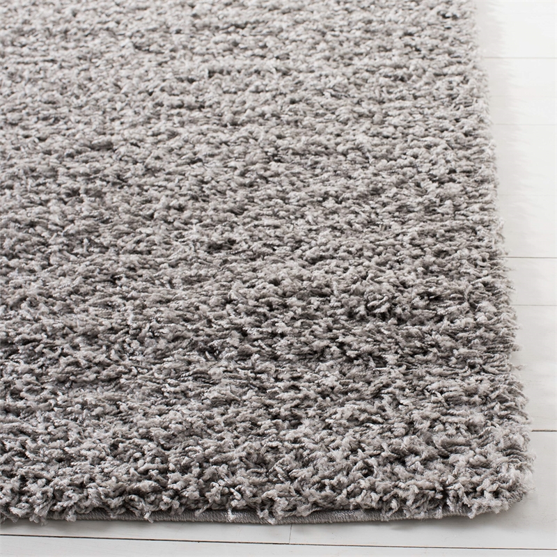 Hawthorne Collection 3' X 5' Power Loomed Rug in Light Gray