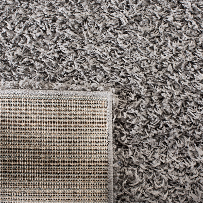 Hawthorne Collection 3' X 5' Power Loomed Rug in Light Gray