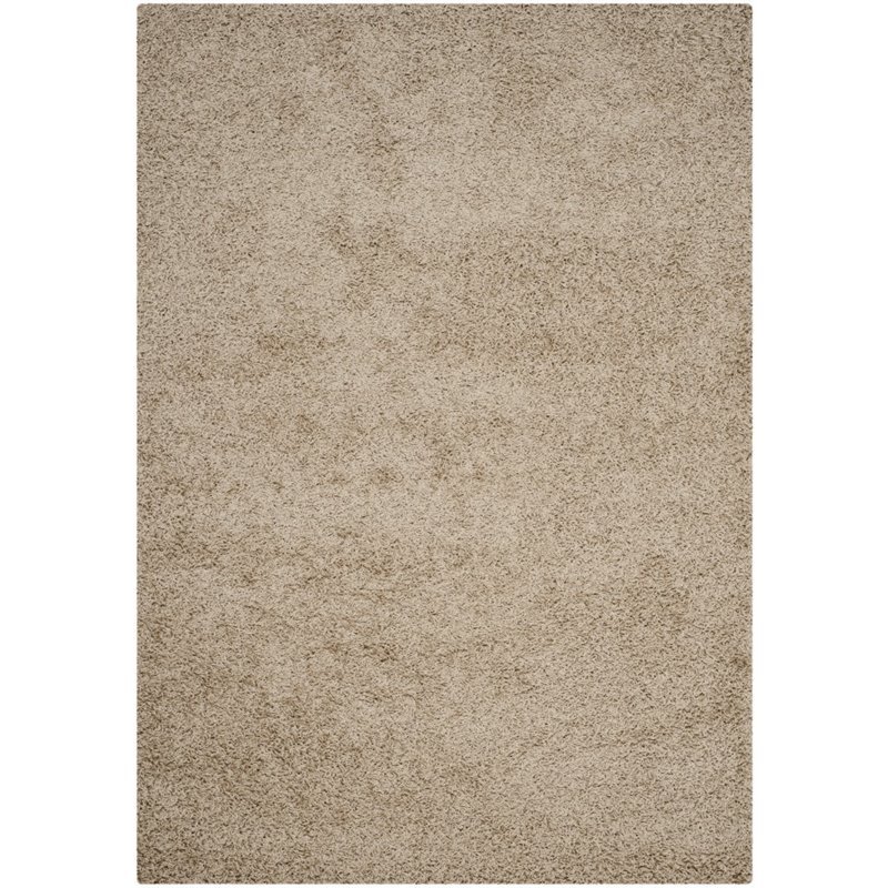 Hawthorne Collection 3' X 5' Power Loomed Polypropylene Rug in Beige