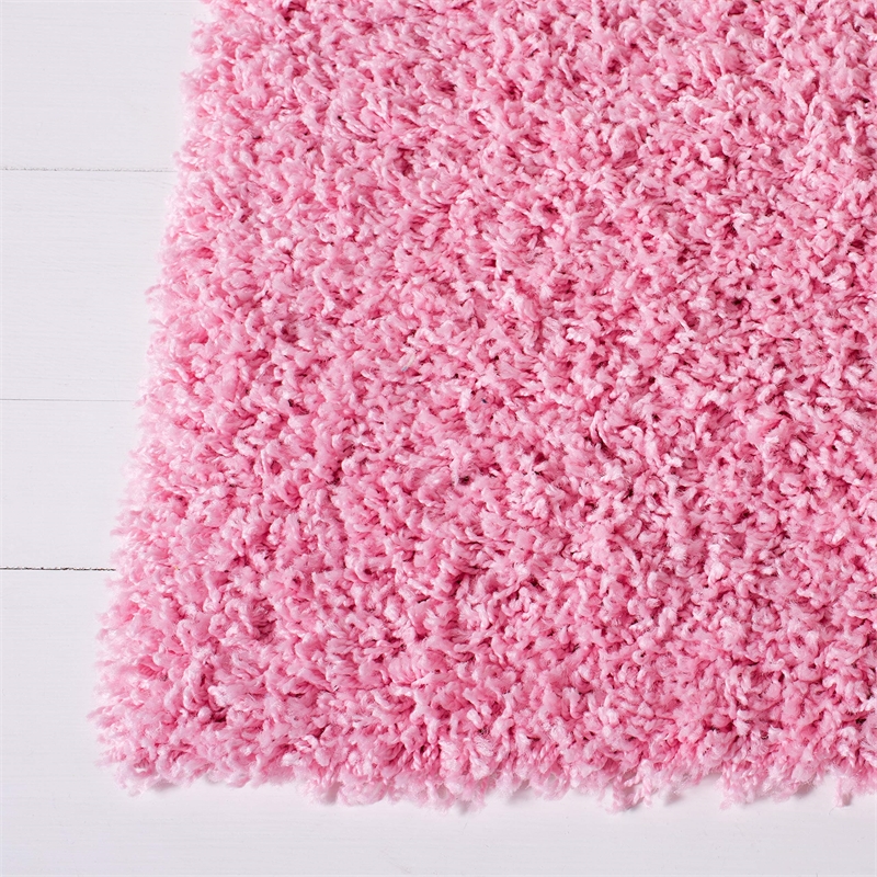 Hawthorne Collection 8' X 10' Power Loomed Polypropylene Rug in Pink