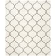 Hawthorne Collection 6' X 9' Power Loomed Rug in Ivory and Gray