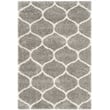 Hawthorne Collection 6' X 9' Power Loomed Rug in Gray and Ivory