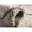 Hawthorne Collection 10' X 14' Power Loomed Rug in Ivory and Gray