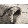 Hawthorne Collection 3' X 5' Power Loomed Rug in Ivory and Gray