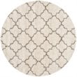 Hawthorne Collection 8' X 10' Power Loomed Rug in Ivory and Gray