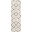 Hawthorne Collection 8' X 10' Power Loomed Rug in Ivory and Gray