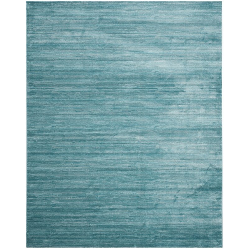 Hawthorne Collection 4' X 6' Power Loomed Rug in Seafoam