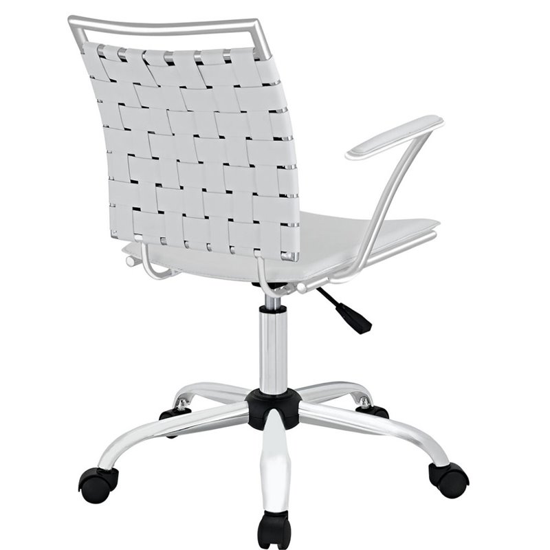 Hawthorne Collection Modern Office Chair in White HC1468067