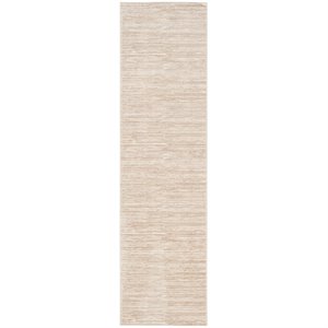 hawthorne collection 4' x 6' power loomed rug in creme