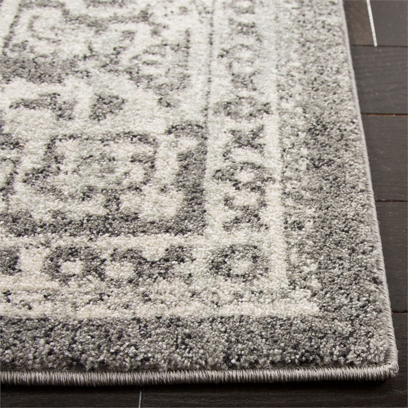 Hawthorne Collection 11' X 15' Rug in Gray and Ivory