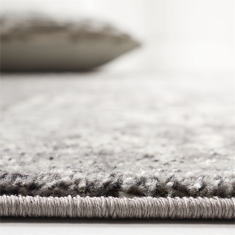 Hawthorne Collection 11' X 15' Rug in Gray and Ivory