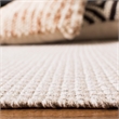 Hawthorne Collection 5' X 8' Hand Woven Cotton Pile Rug in Ivory