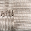 Hawthorne Collection 5' X 8' Hand Woven Cotton Pile Rug in Ivory