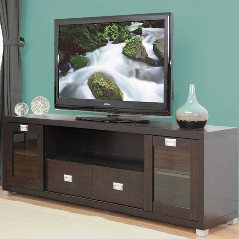 Hawthorne Collection TV Stand in Brown