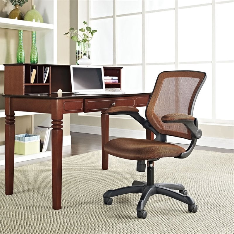 Hawthorne Collection Mesh Office Chair in Tan Cymax Business