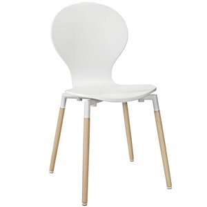 Hawthorne Collection Dining Side Chair in White