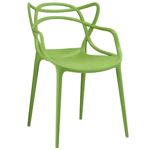 Hawthorne Collection Dining Arm Chair in Green