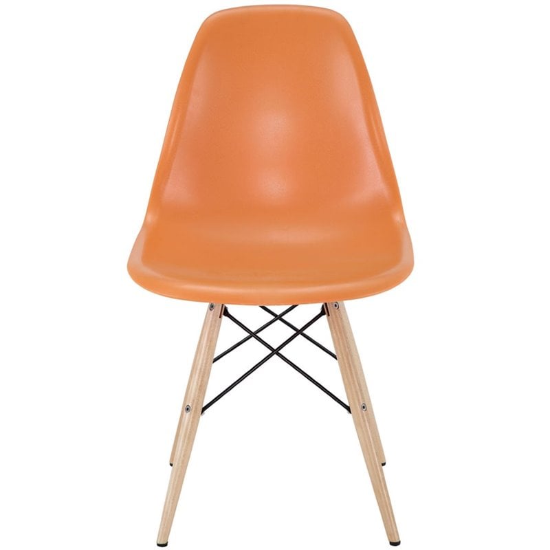 Hawthorne Collection Dining Side Chair in Orange