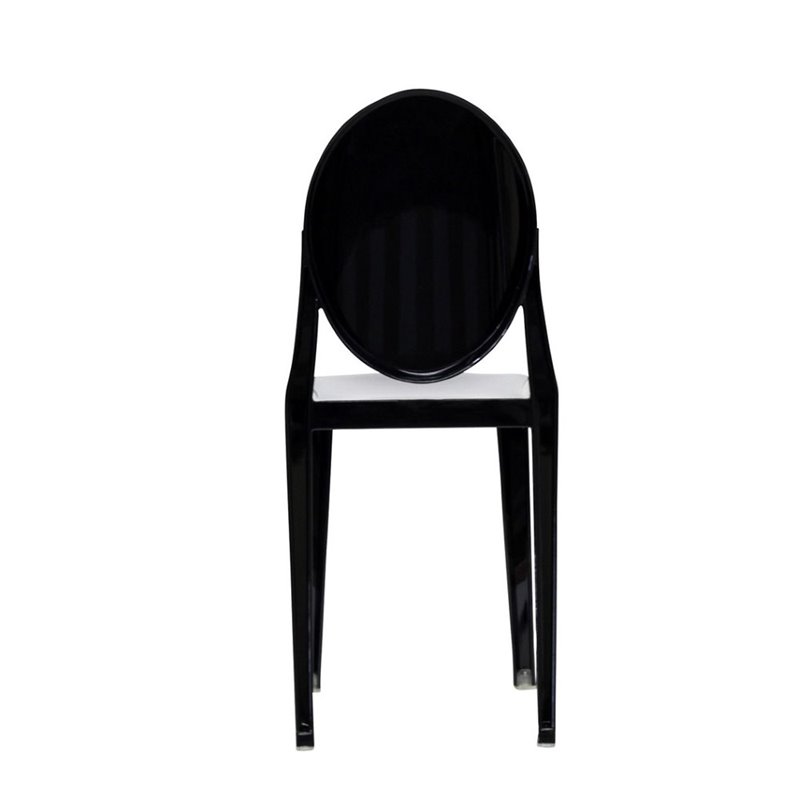 Hawthorne Collection Dining Chair in Black (Set of 2)