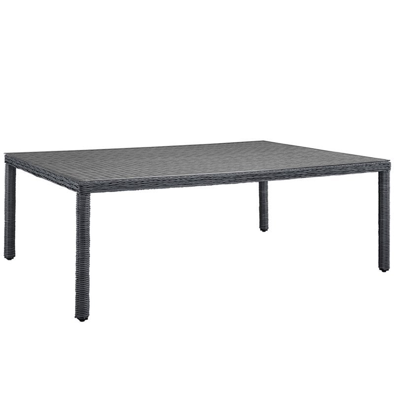 Hawthorne Collectionshawthorne Collection Outdoor Dining Table In Brown And Gray Dailymail