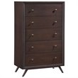 Hawthorne Collection 5 Drawer Chest in Cappuccino