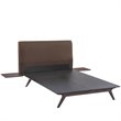 Hawthorne Collection 3 Piece Queen Bedroom Set in Cappuccino and Brown