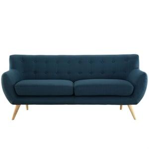 Hawthorne Collection Fabric Sofa in Azure