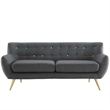 Hawthorne Collection Fabric Sofa in Gray