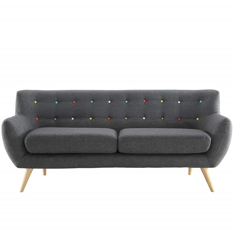 Hawthorne Collection Fabric Sofa in Gray