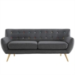 Hawthorne Collection Fabric Sofa in Gray