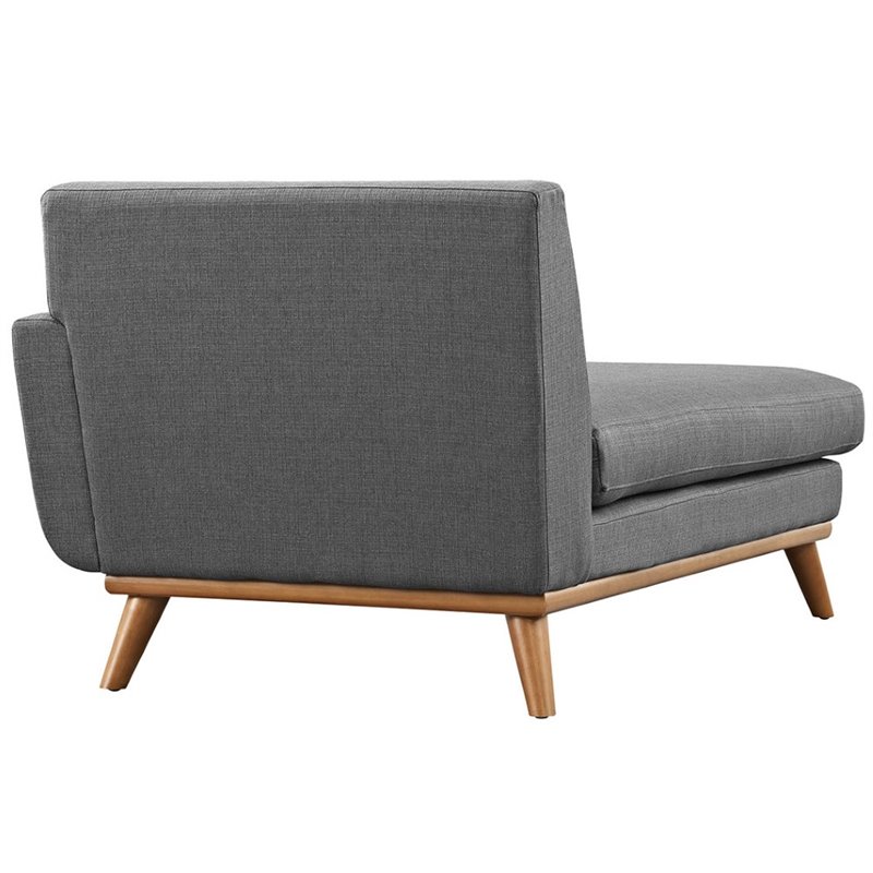 Hawthorne Collection Right Arm Chaise Lounge in Gray
