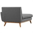 Hawthorne Collection Right Arm Chaise Lounge in Gray