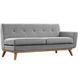 Hawthorne Collection Left Facing Sectional in Expectation Gray